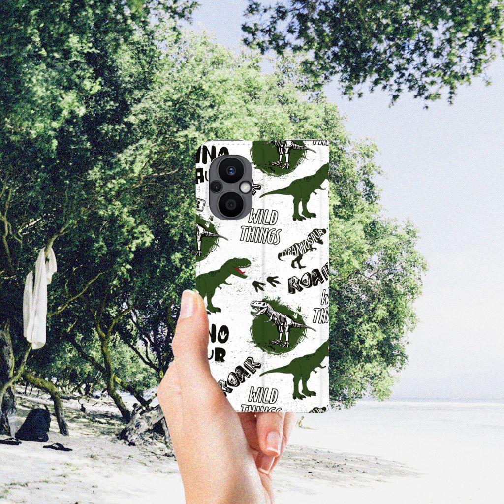 Hoesje maken voor OPPO Reno8 Lite Dinosaurus - B2C Telecom