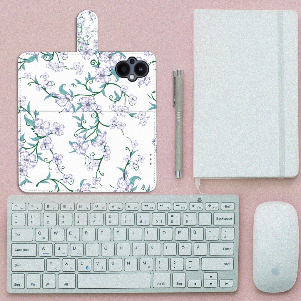 OPPO Reno 8 Lite | OnePlus Nord N20 Uniek Hoesje Blossom White
