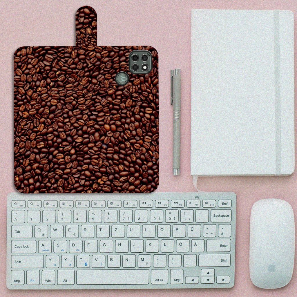 Motorola Moto G9 Power Book Cover Koffiebonen