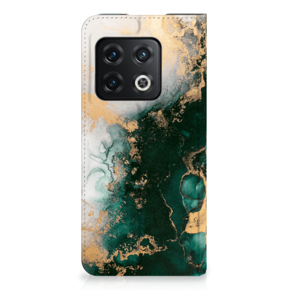 Standcase voor OnePlus 10 Pro Marmer Groen - B2C Telecom