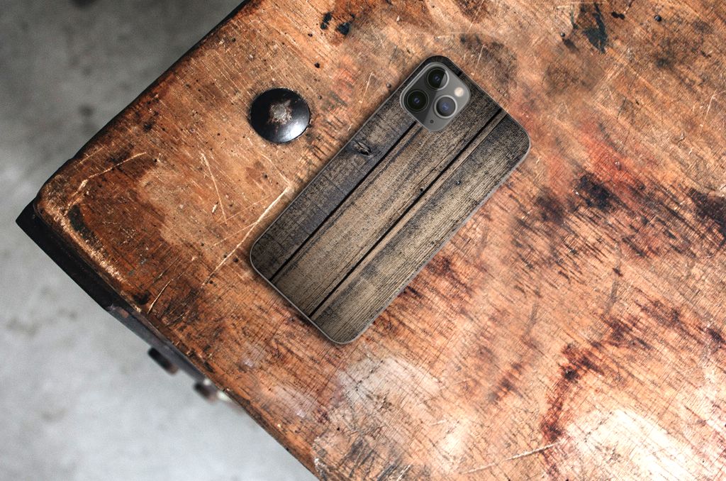Apple iPhone 11 Pro Bumper Hoesje Steigerhout