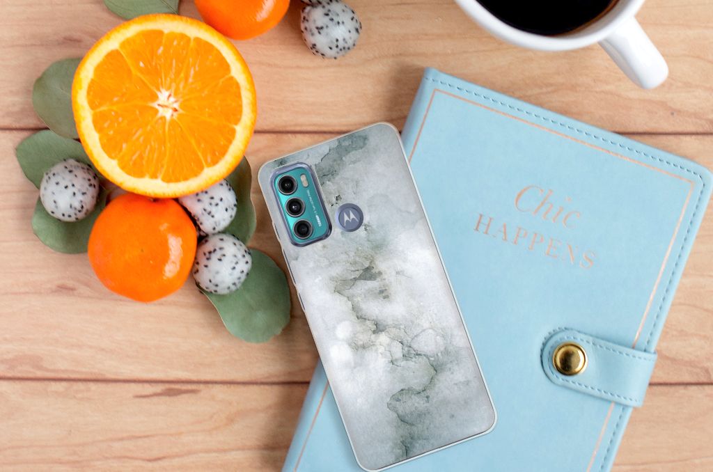 Hoesje maken Motorola Moto G60 Painting Grey B2C Telecom