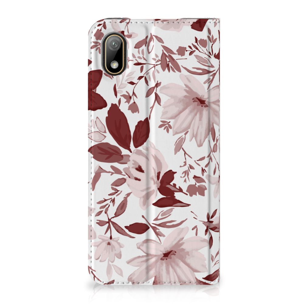 Bookcase Huawei Y5 (2019) Watercolor Flowers - B2C Telecom