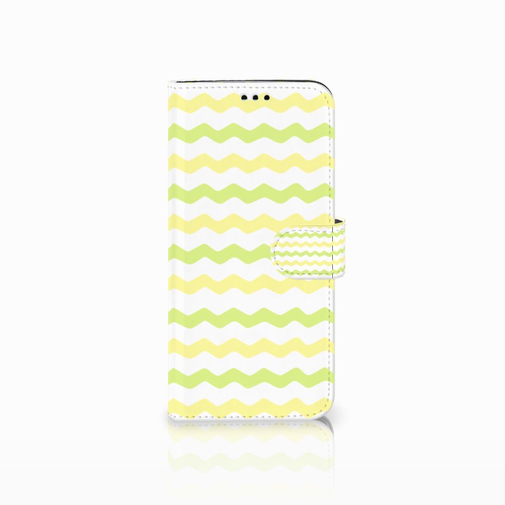 Samsung Galaxy S9 Plus Telefoon Hoesje Waves Yellow