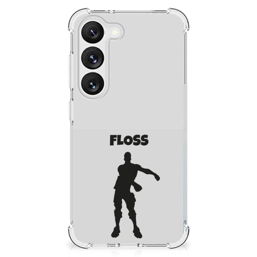 Samsung Galaxy S23 Stevig Bumper Hoesje Floss B2C Telecom