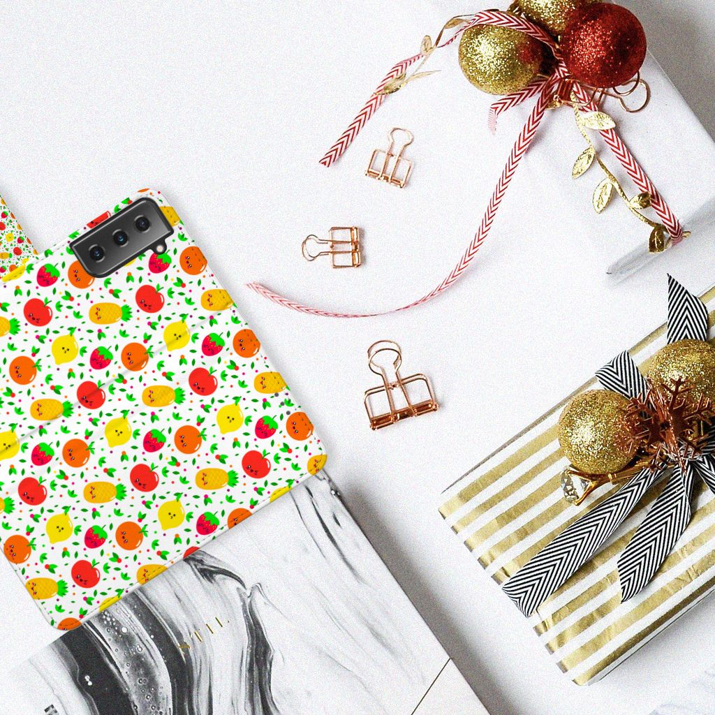 Samsung Galaxy S21 Plus Book Cover Fruits