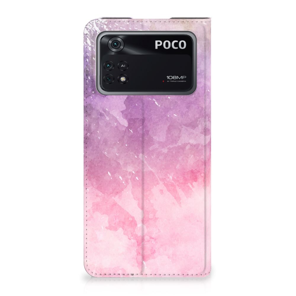 Bookcase Poco X4 Pro 5G Pink Purple Paint - B2C Telecom