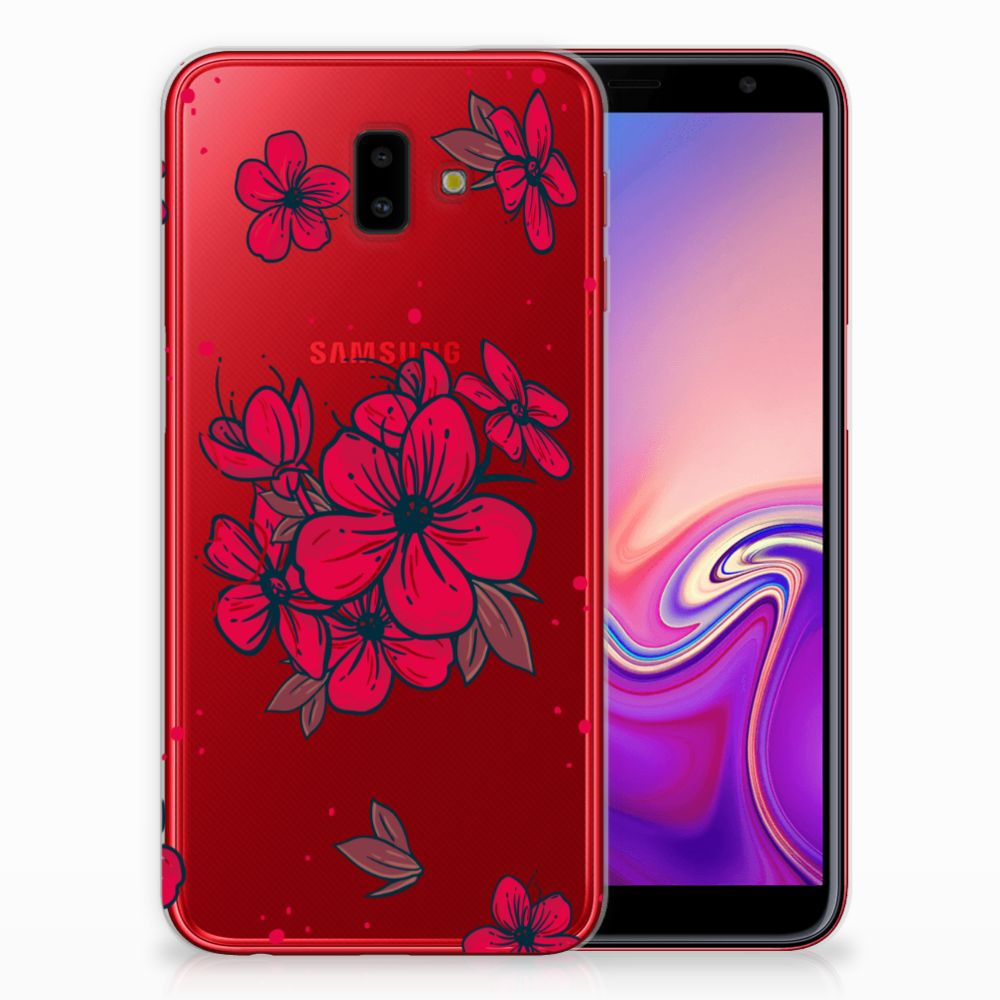 Samsung Galaxy J6 Plus (2018) TPU Case Blossom Red
