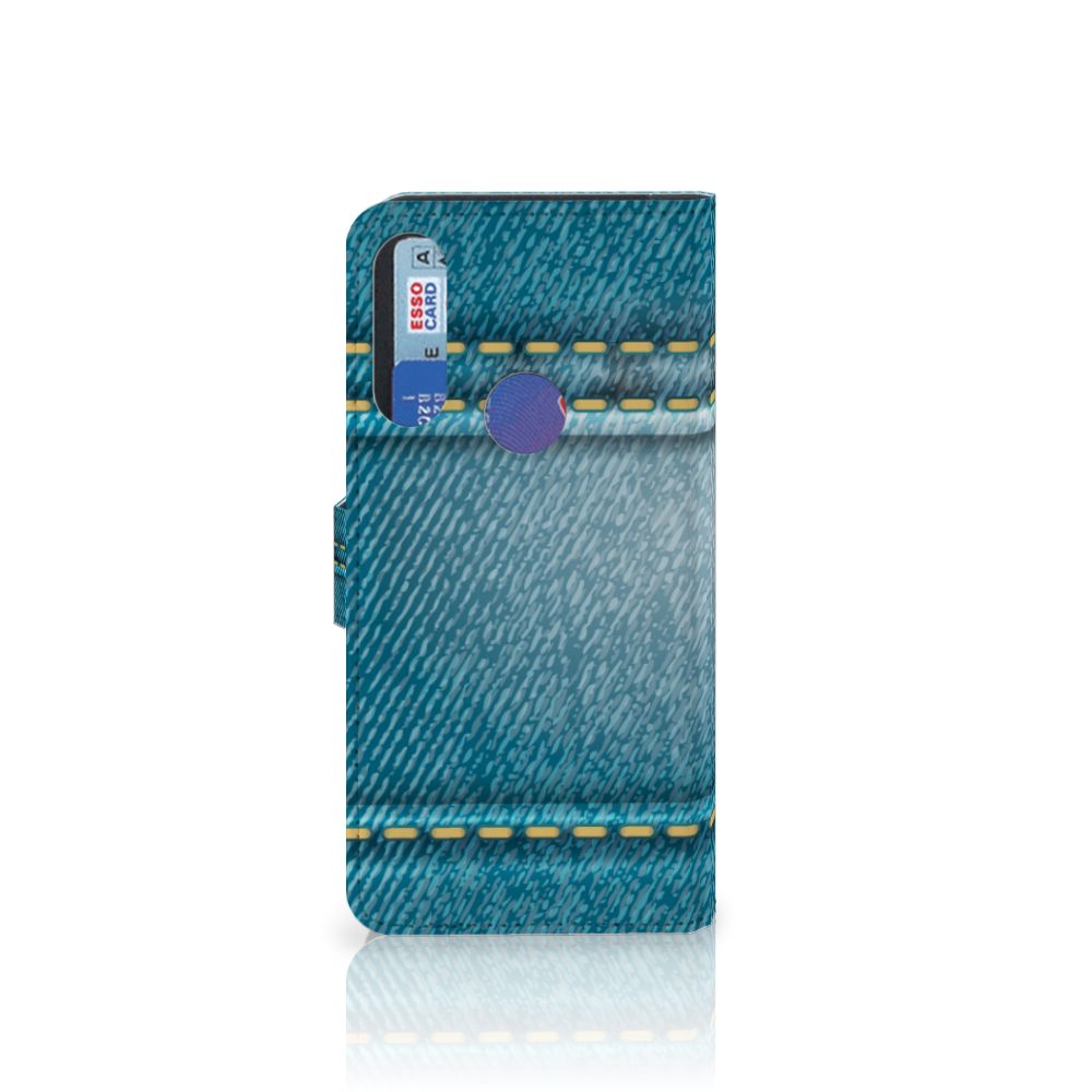 Alcatel 1S 2020 Wallet Case met Pasjes Jeans