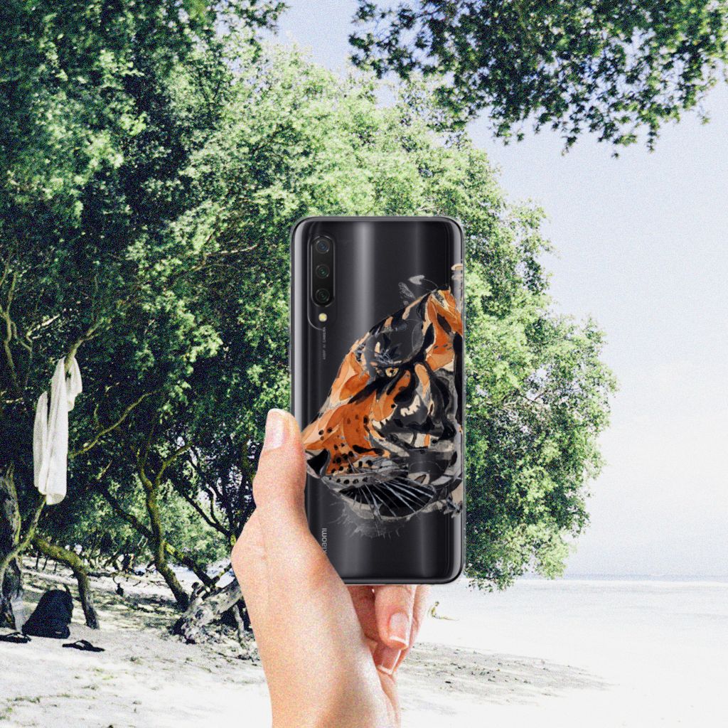 Hoesje maken Xiaomi Mi 9 Lite Watercolor Tiger B2C Telecom