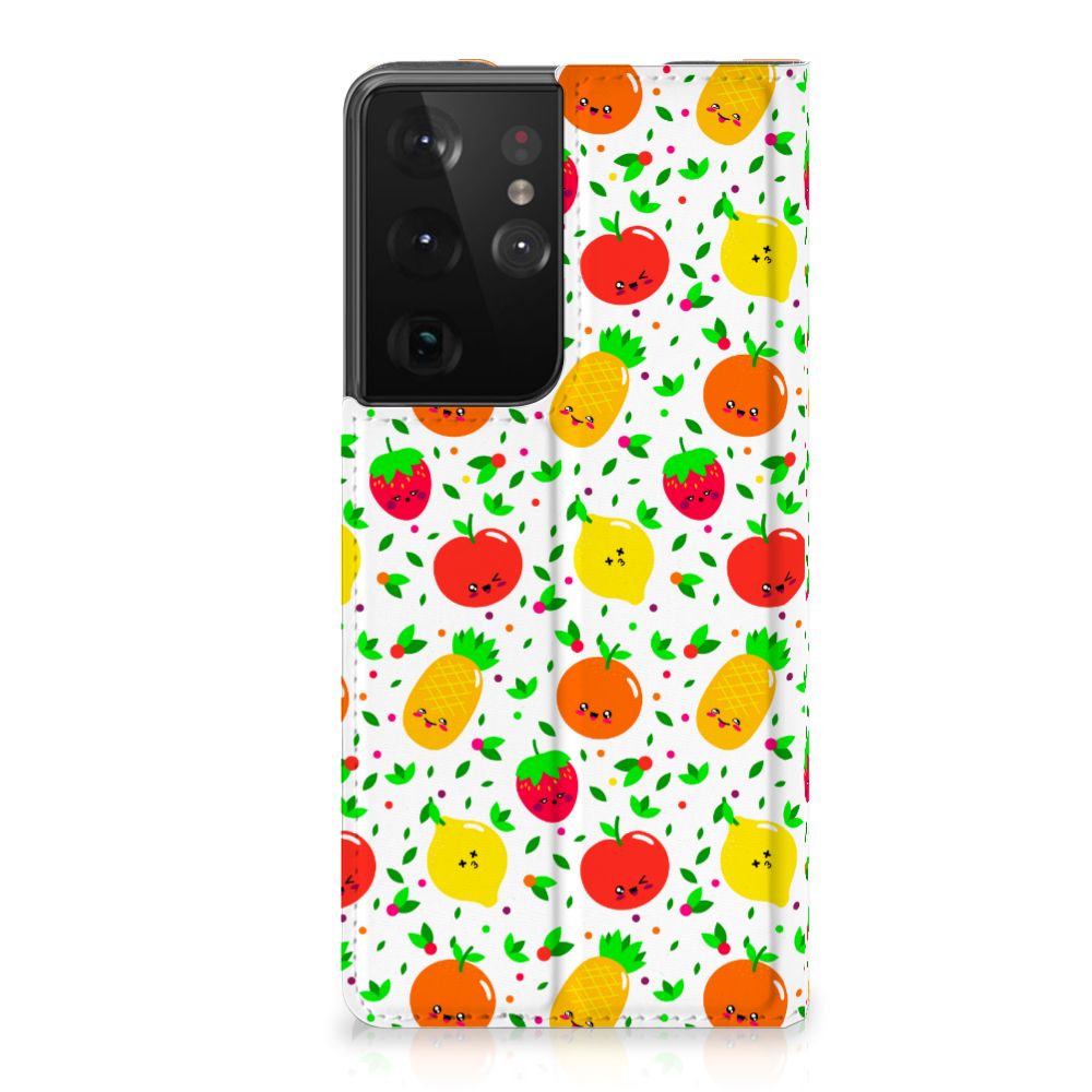 Samsung Galaxy S21 Ultra Flip Style Cover Fruits - B2C Telecom