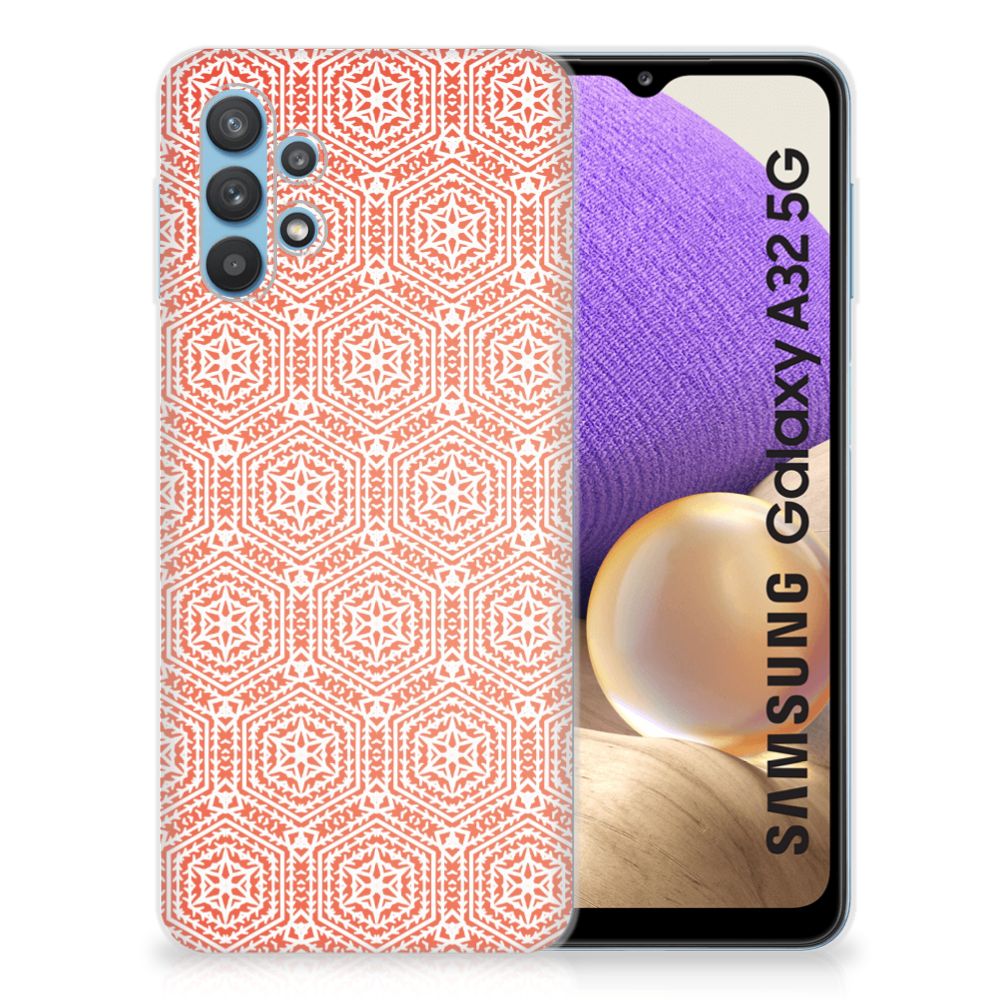 Samsung Galaxy A32 5G TPU bumper Pattern Orange B2C Telecom