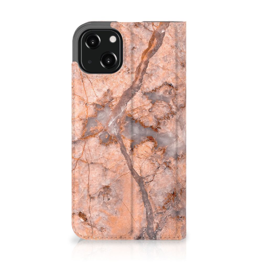 iPhone 13 Standcase Marmer Oranje