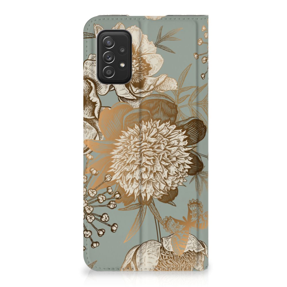 Smart Cover voor Samsung Galaxy A03s Vintage Bird Flowers - B2C Telecom
