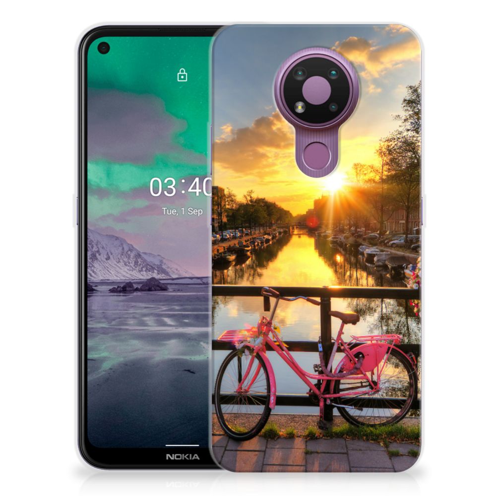 Nokia 3.4 Siliconen Back Cover Amsterdamse Grachten