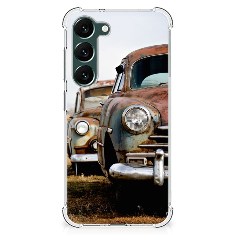 Samsung Galaxy S23 Plus Anti-shock Hoesje met foto Vintage Auto B2C Telecom