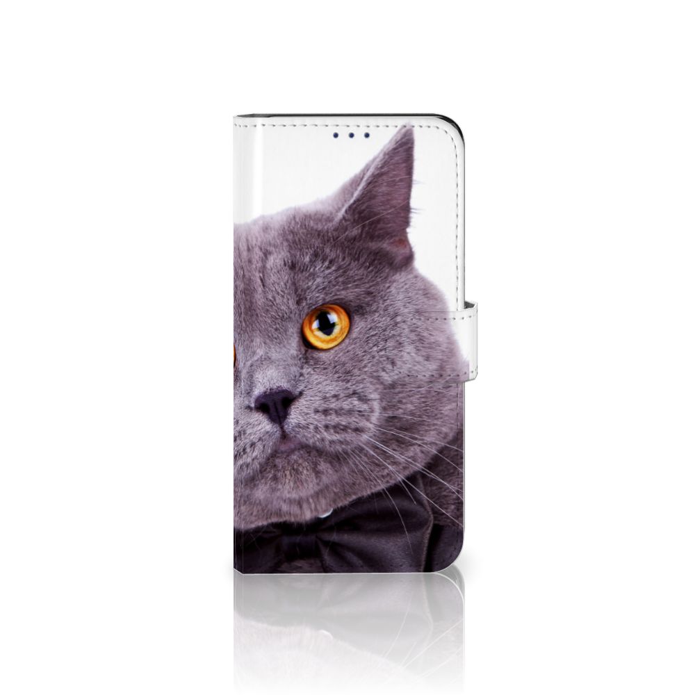 Nokia 5.4 Telefoonhoesje met Pasjes Kat
