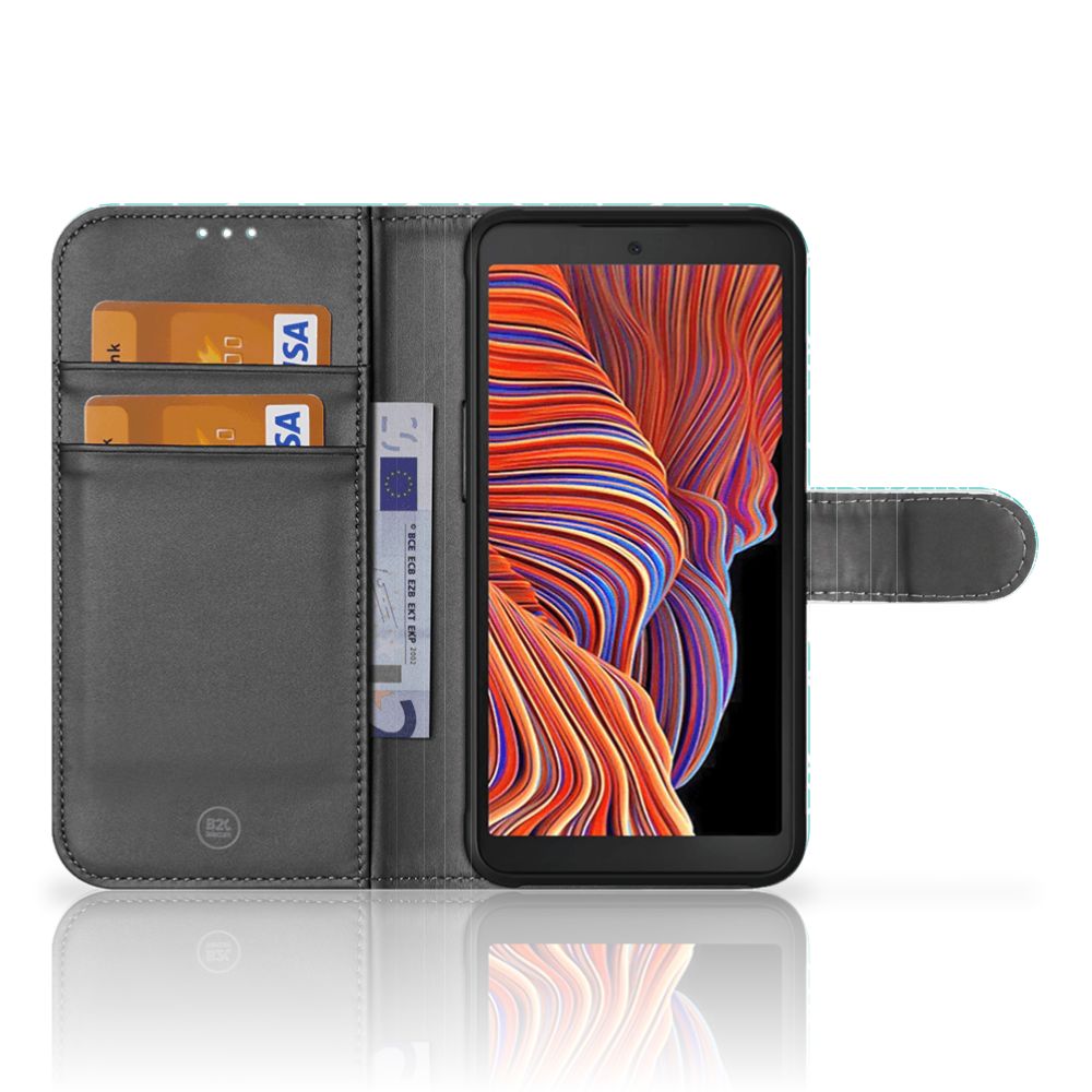Samsung Galaxy Xcover 5 Hoesje Cracks Blue