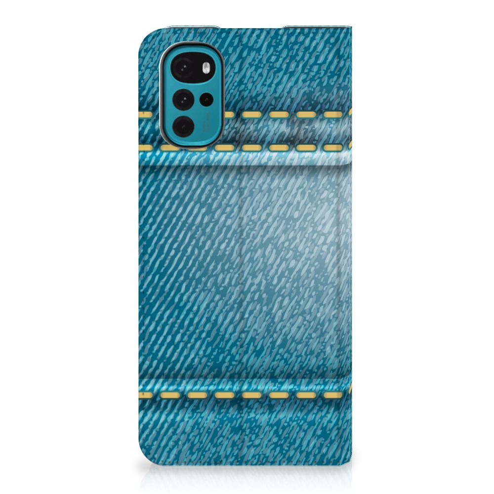 Motorola Moto G22 Hippe Standcase Jeans - B2C Telecom