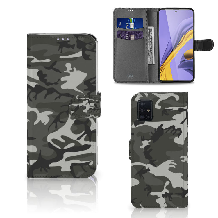 Samsung Galaxy A51 Telefoon Hoesje Army Light