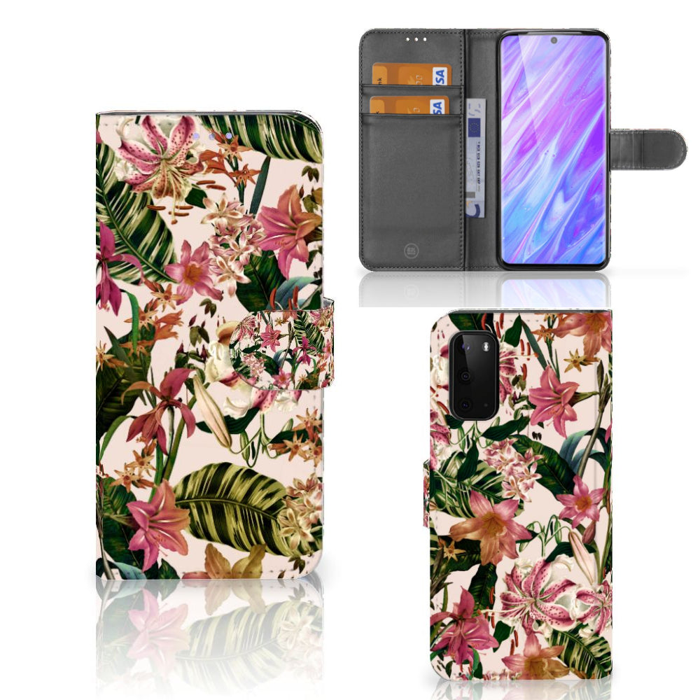 Samsung Galaxy S20 Hoesje Flowers