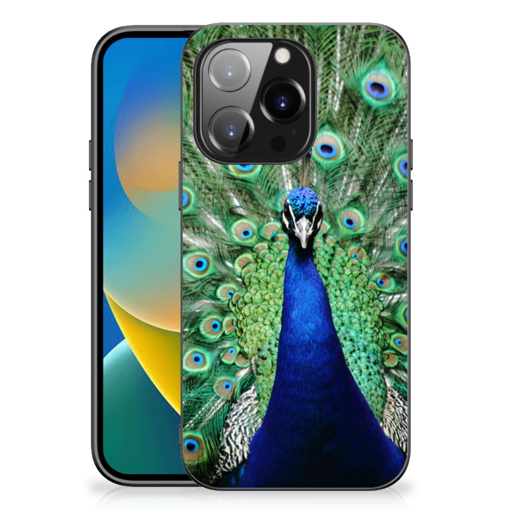iPhone 14 Pro Dierenprint Telefoonhoesje Pauw B2C Telecom