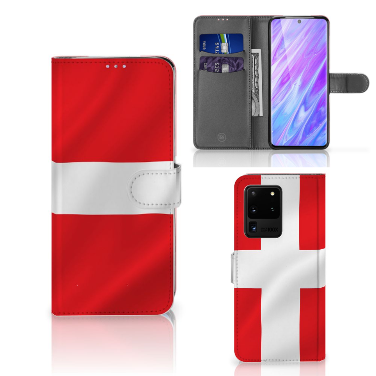 Samsung Galaxy S20 Ultra Bookstyle Case Denemarken