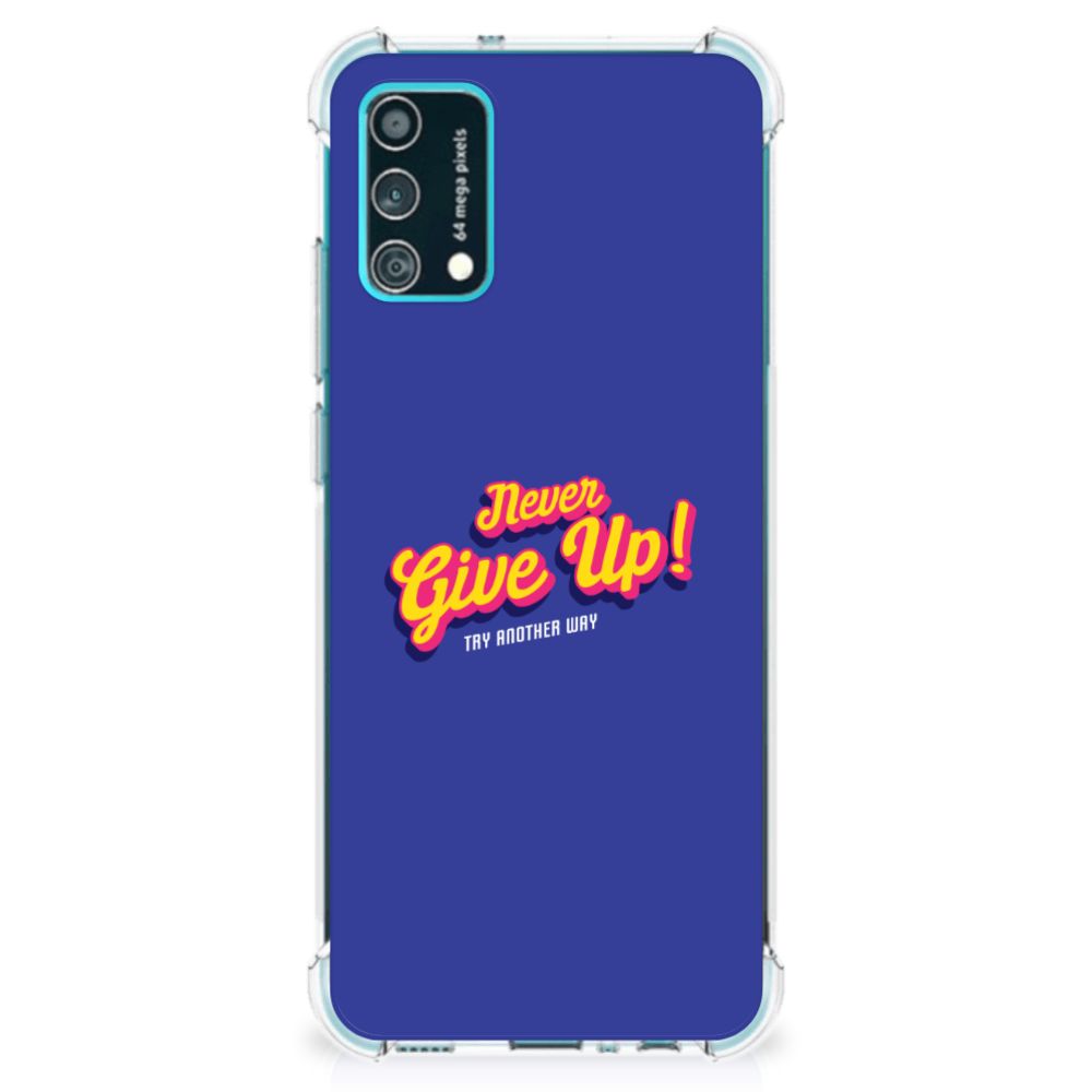 Samsung Galaxy M02s | A02s Telefoonhoesje met tekst Never Give Up B2C Telecom
