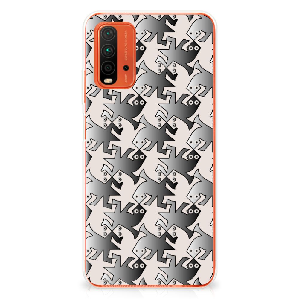 Xiaomi Poco M3 TPU Hoesje Salamander Grey