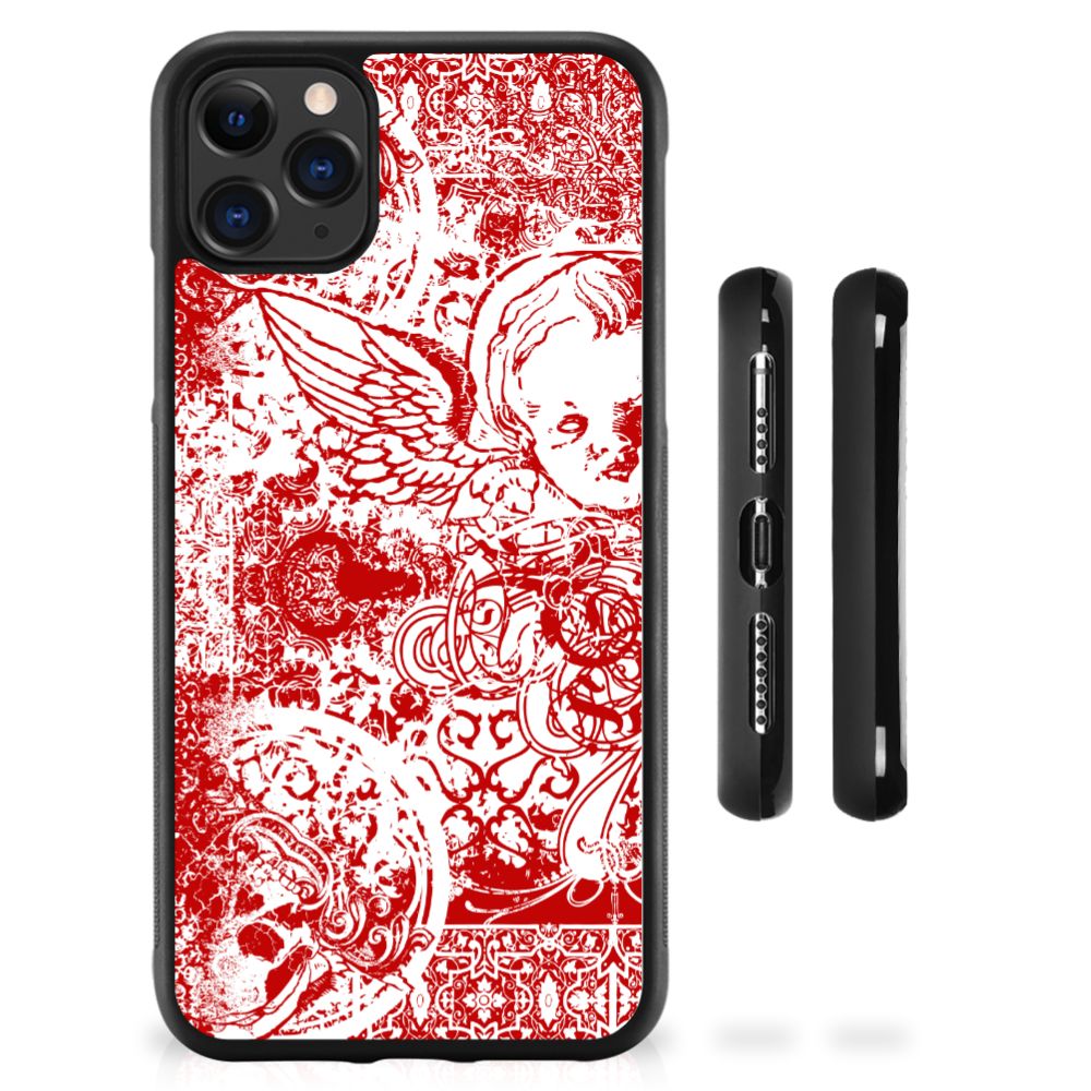 Mobiel Case Apple iPhone 11 Pro Max Angel Skull Rood B2C Telecom