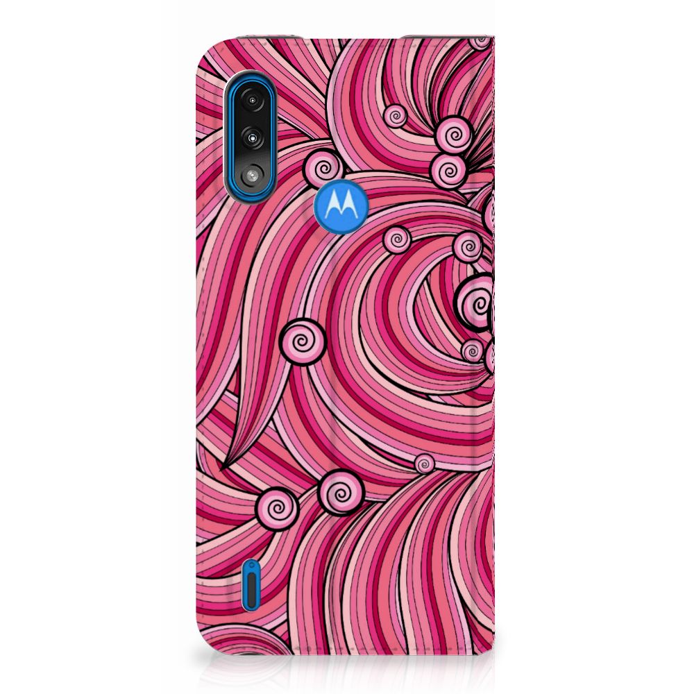 Motorola Moto E7 Power | E7i Power Bookcase Swirl Pink - B2C Telecom