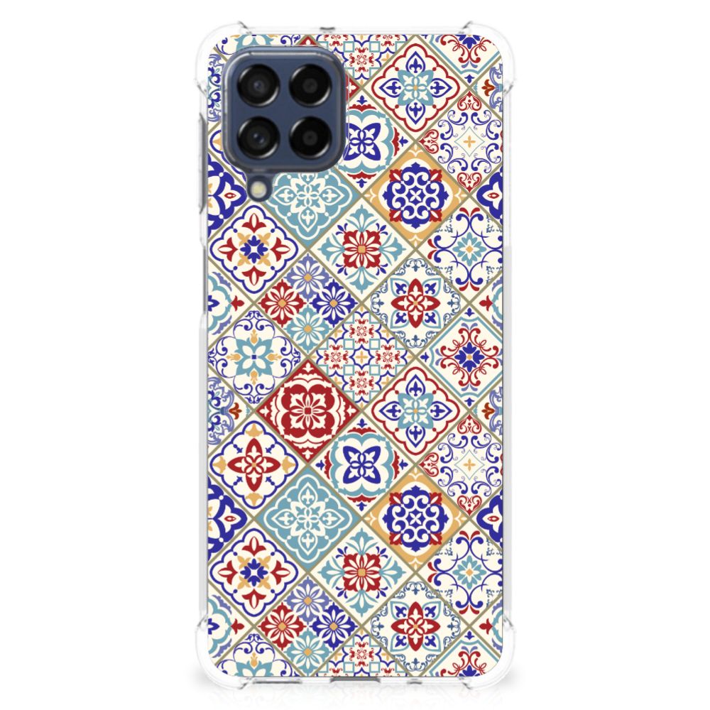 Samsung Galaxy M53 Anti-Shock Hoesje Tiles Color