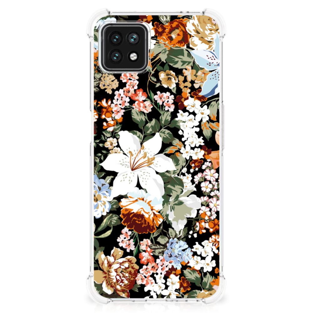 Case voor OPPO A53 5G | A73 5G Dark Flowers