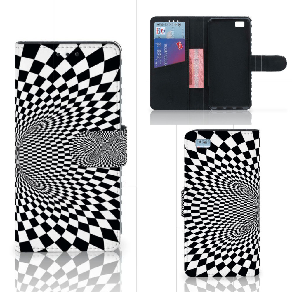 Huawei Ascend P8 Lite Book Case Illusie