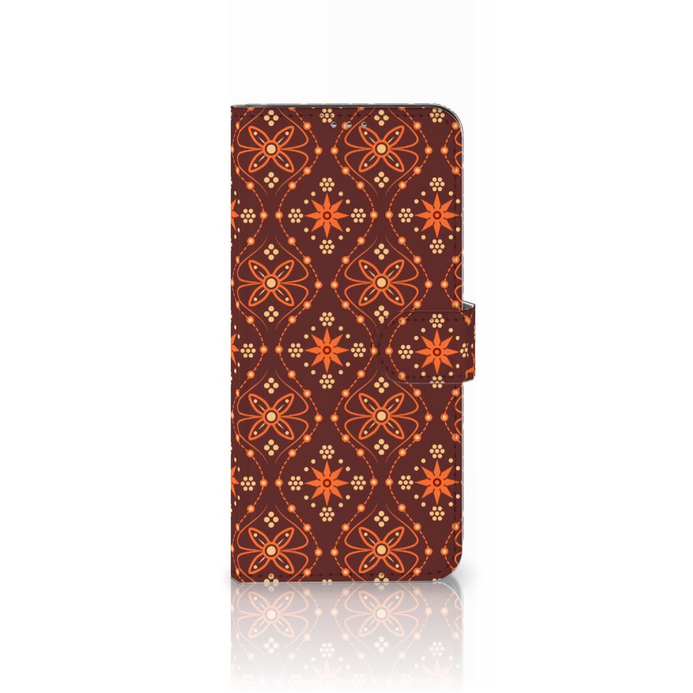 Motorola Moto G60 Telefoon Hoesje Batik Brown