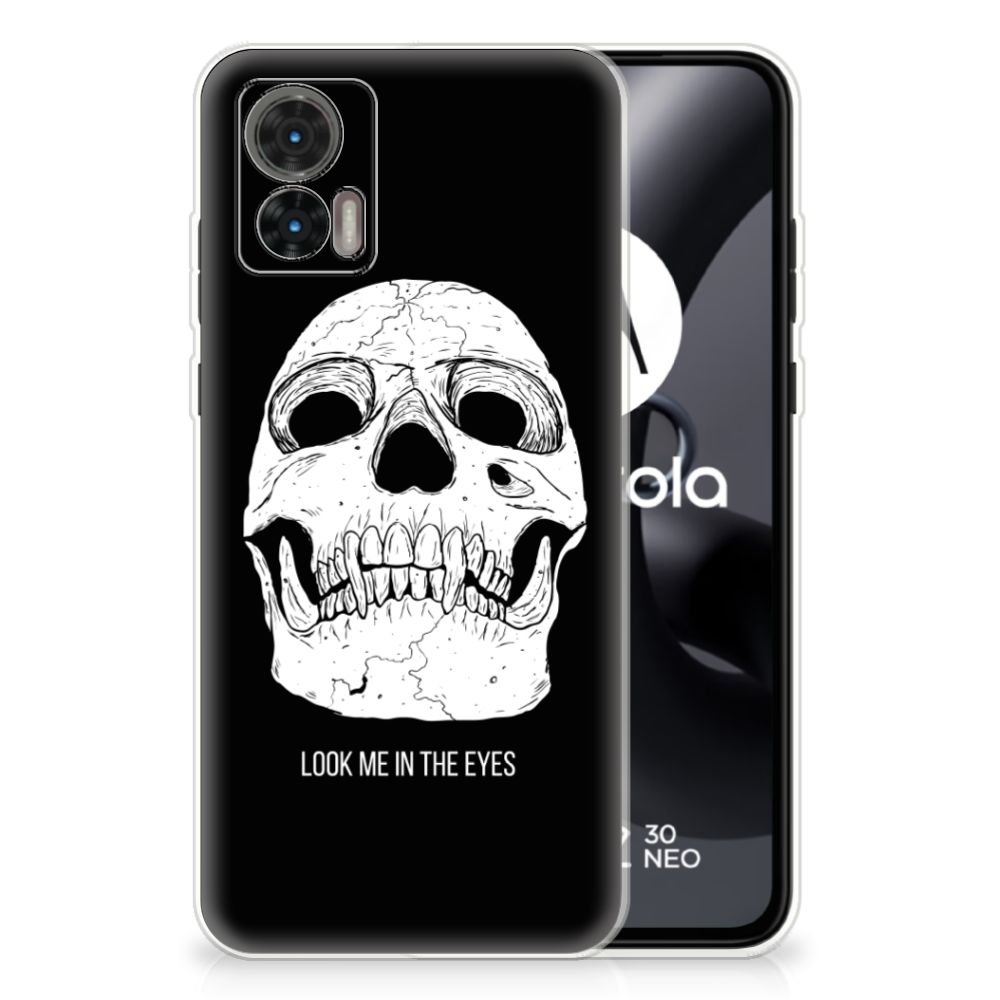 Silicone Back Case Motorola Edge 30 Neo Skull Eyes B2C Telecom