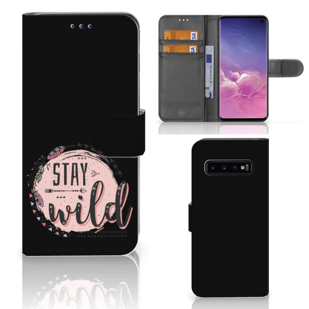 Samsung Galaxy S10 Leuk Hoesje Boho Stay Wild