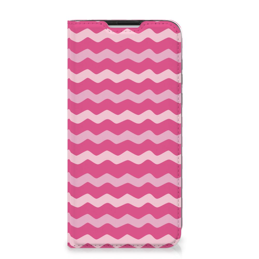 Motorola Moto G8 Power Hoesje met Magneet Waves Pink - B2C Telecom