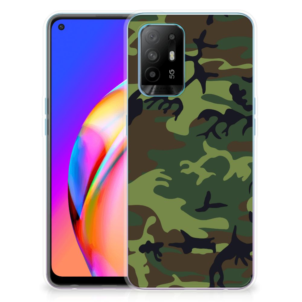 OPPO A94 5G | Reno5 Z TPU bumper Army Dark