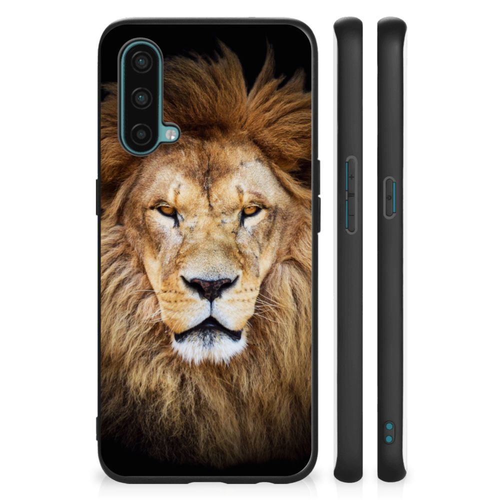 OnePlus Nord CE 5G Dierenprint Telefoonhoesje Leeuw B2C Telecom