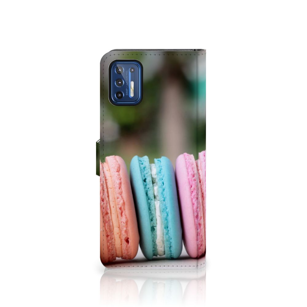 Motorola Moto G9 Plus Book Cover Macarons