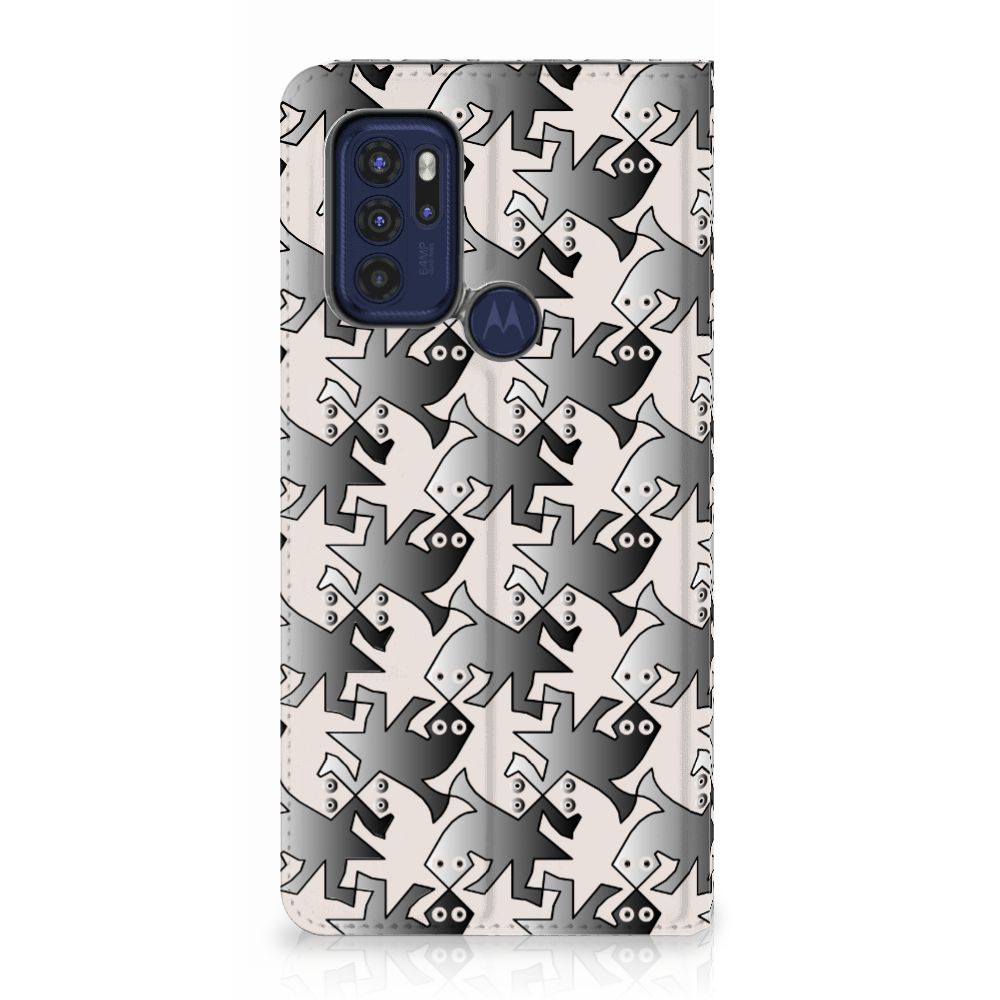 Motorola Moto G60s Hoesje maken Salamander Grey - B2C Telecom