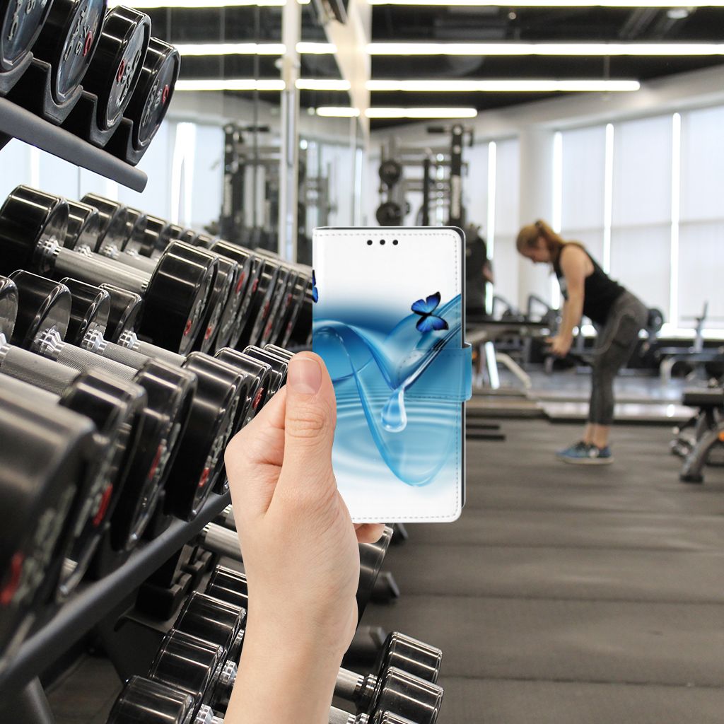Sony Xperia XA1 Telefoonhoesje met Pasjes Vlinders