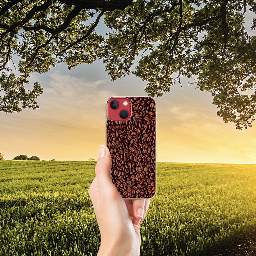 Apple iPhone 13 Siliconen Case Koffiebonen B2C Telecom