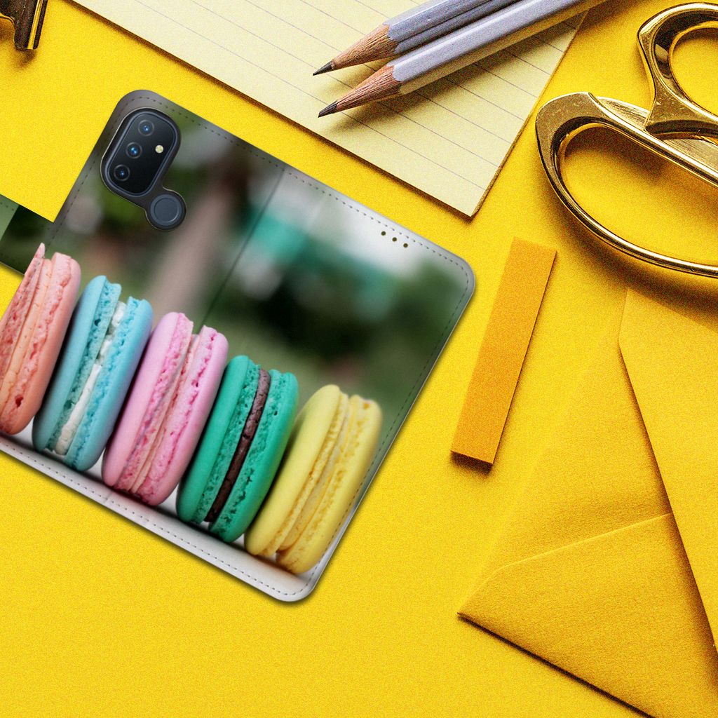 OnePlus Nord N100 Book Cover Macarons