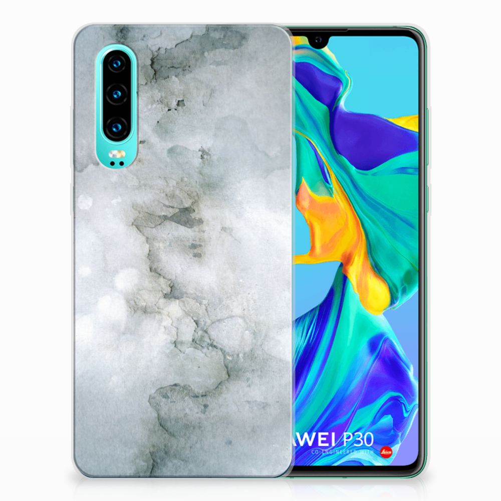 Hoesje maken Huawei P30 Painting Grey