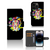iPhone 15 Pro Leuk Hoesje Lion Color met kleurrijk leeuwendesign en ruimte voor pasjes.