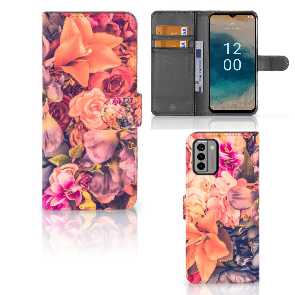 Nokia G22 Hoesje Bosje Bloemen