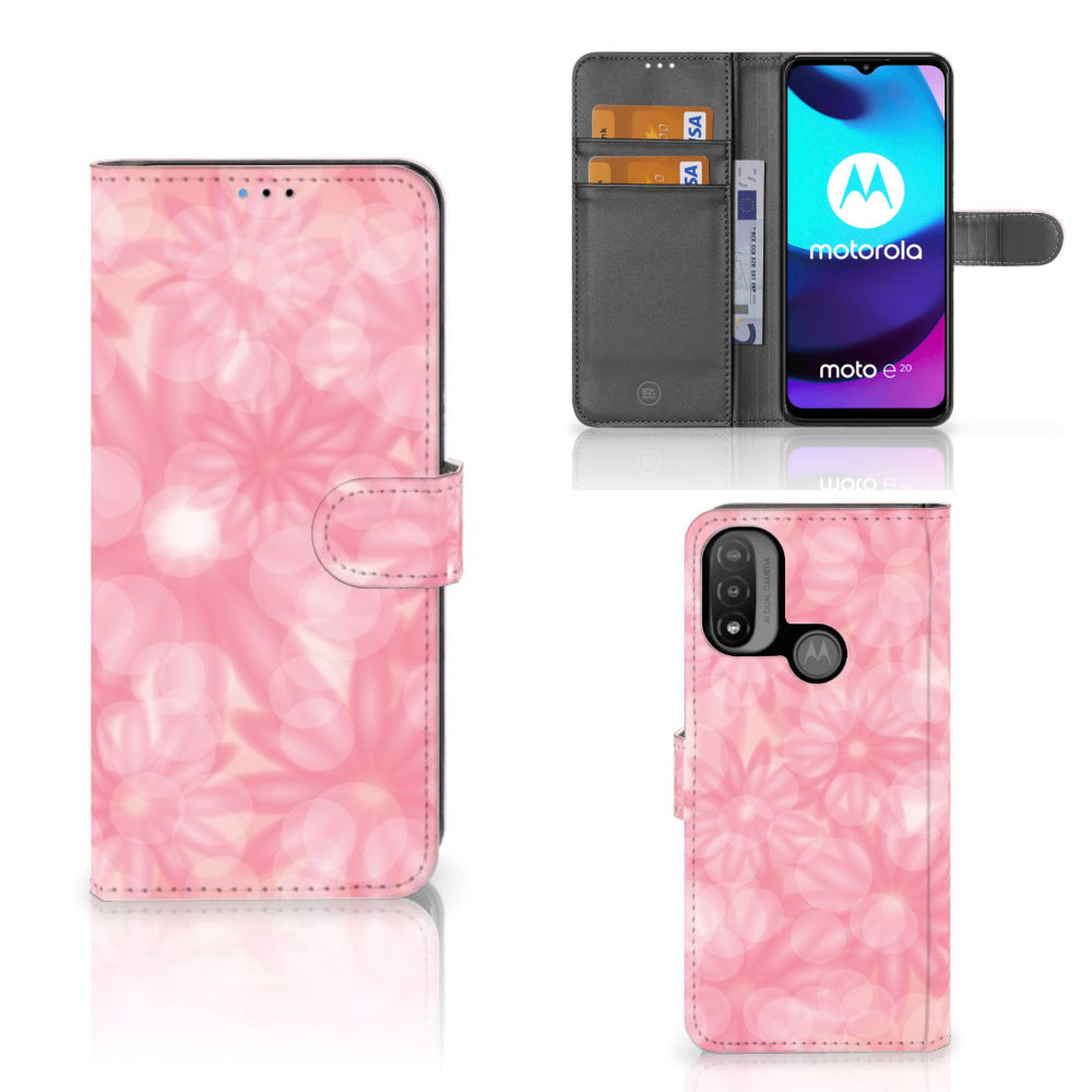 Motorola Moto E20 | E30 | E40 Hoesje Spring Flowers