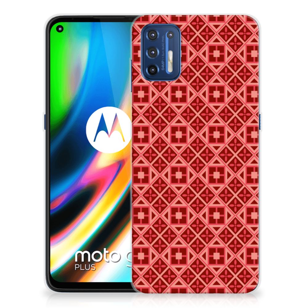 Motorola Moto G9 Plus TPU bumper Batik Rood B2C Telecom